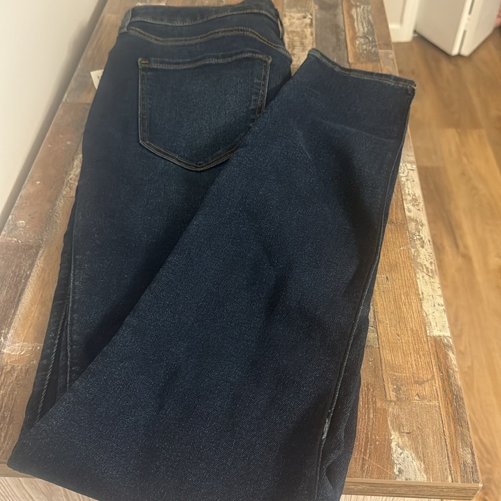 Old navy jeans women’s extra high rise rockstar super skinny jeans 14 tall